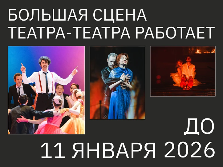 Большая сцена ТТ работает до 11 января